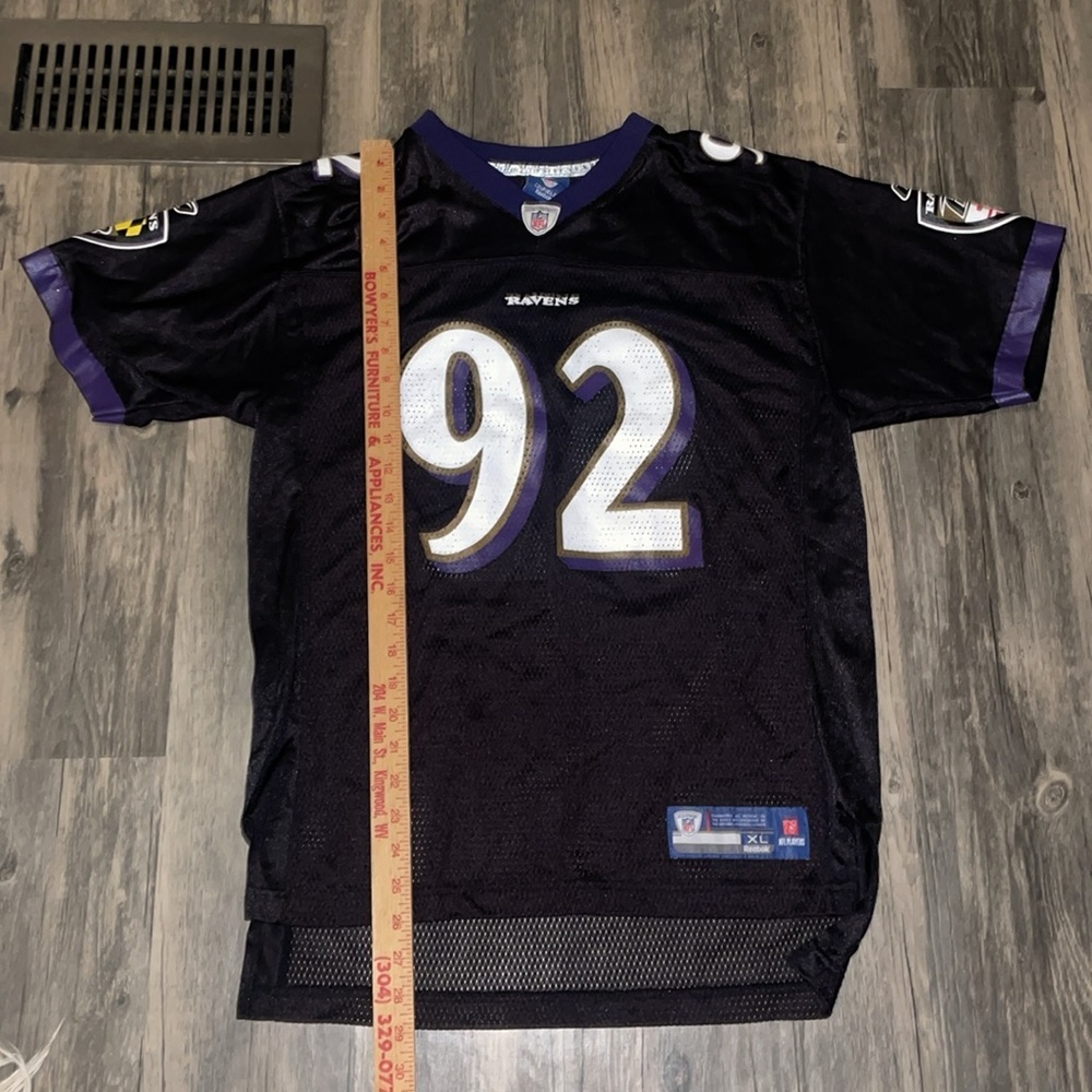 Baltimore Ravens Ngata #92 Reebok On Field Jersey kids XL - Picture 4 of 6